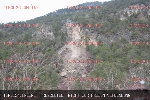 Murenabgang Mils bei Imst