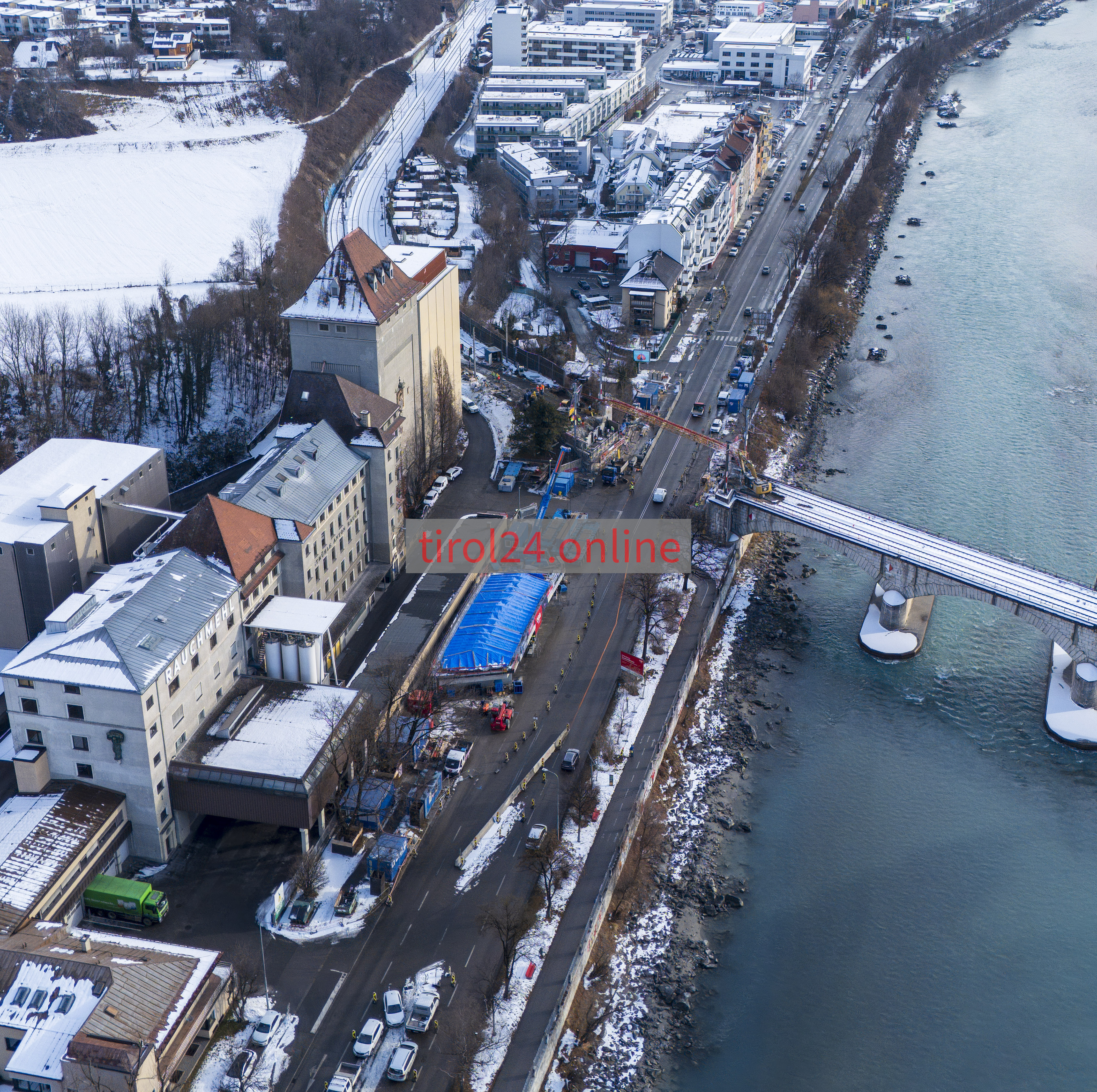 Drohnenbilder Mühlauer Brücke
