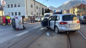 Unfall in Innsbruck  Amraserstrasse