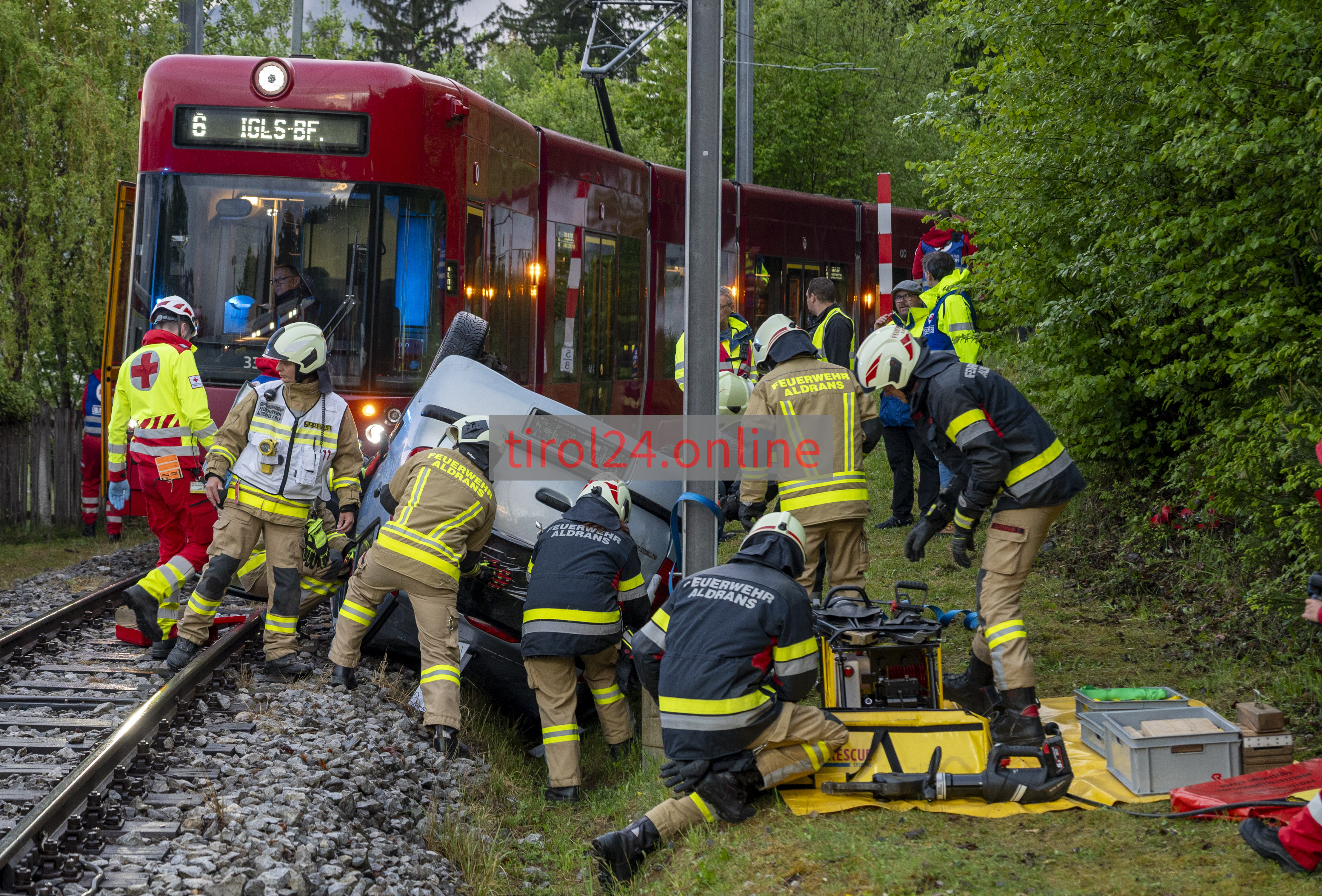 2026-05-13 - Grossübbung Feuerwehr Rettungsdienst in Aldrans