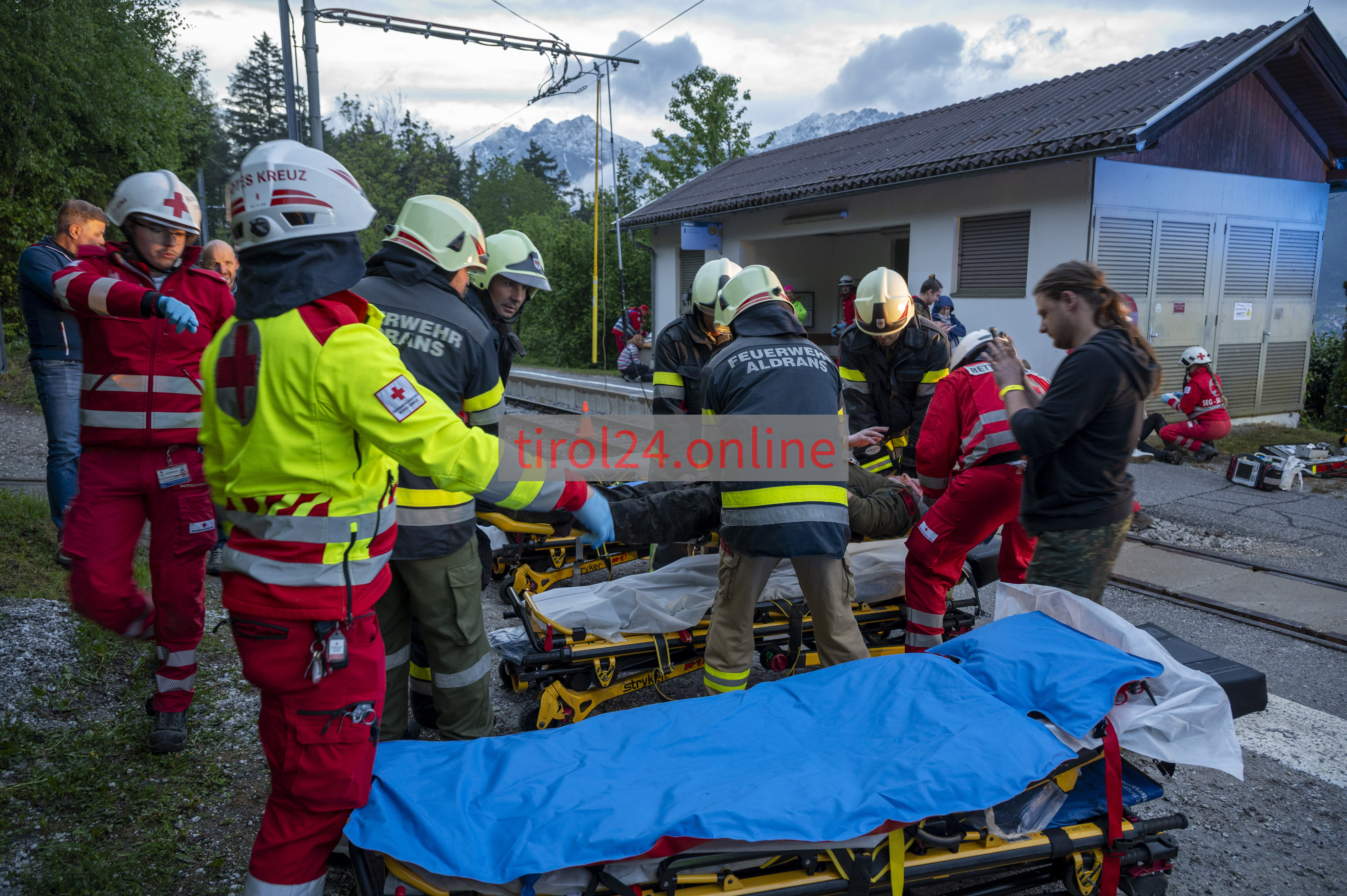 2026-05-13 - Grossübbung Feuerwehr Rettungsdienst in Aldrans