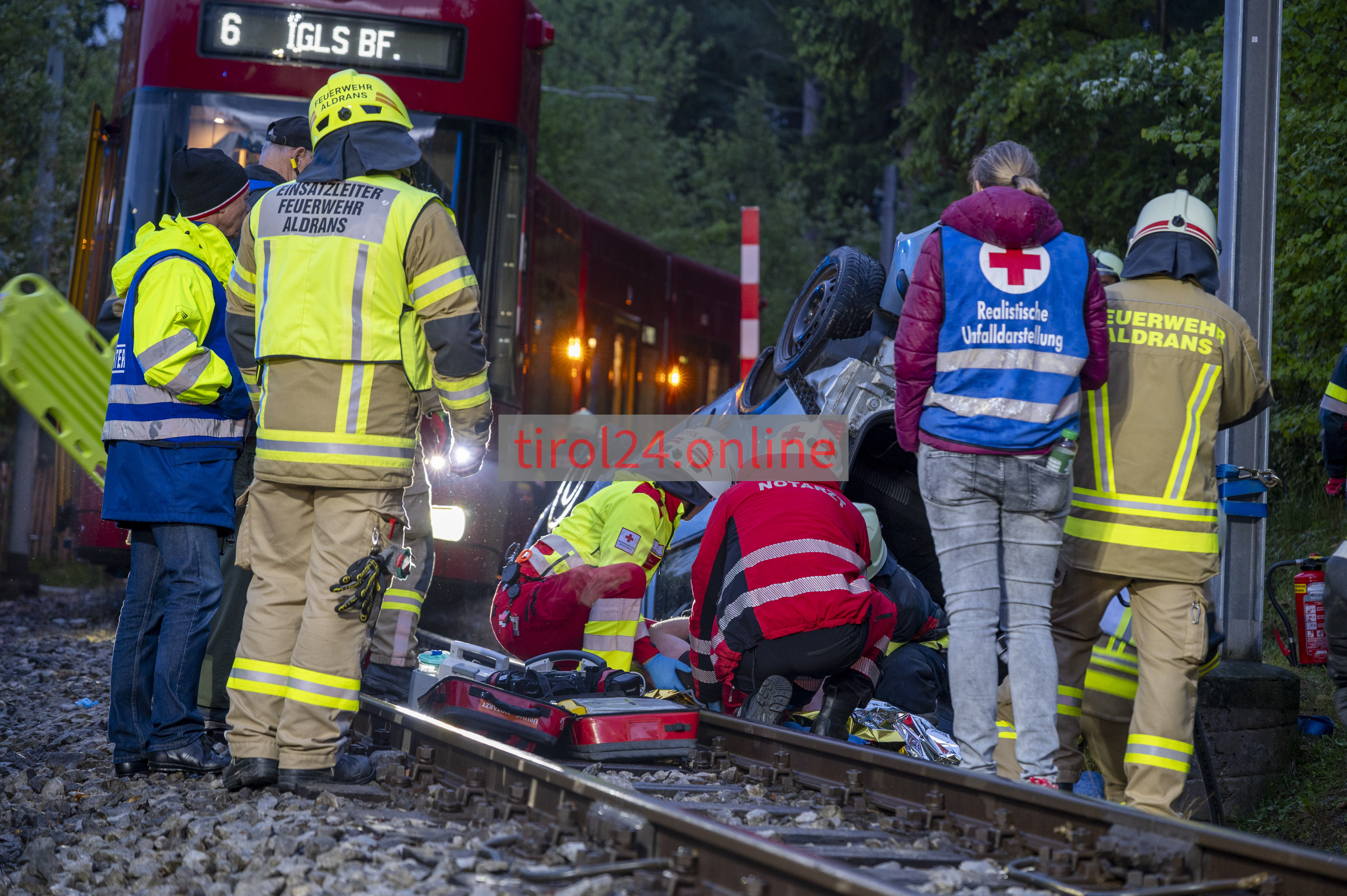 2026-05-13 - Grossübbung Feuerwehr Rettungsdienst in Aldrans
