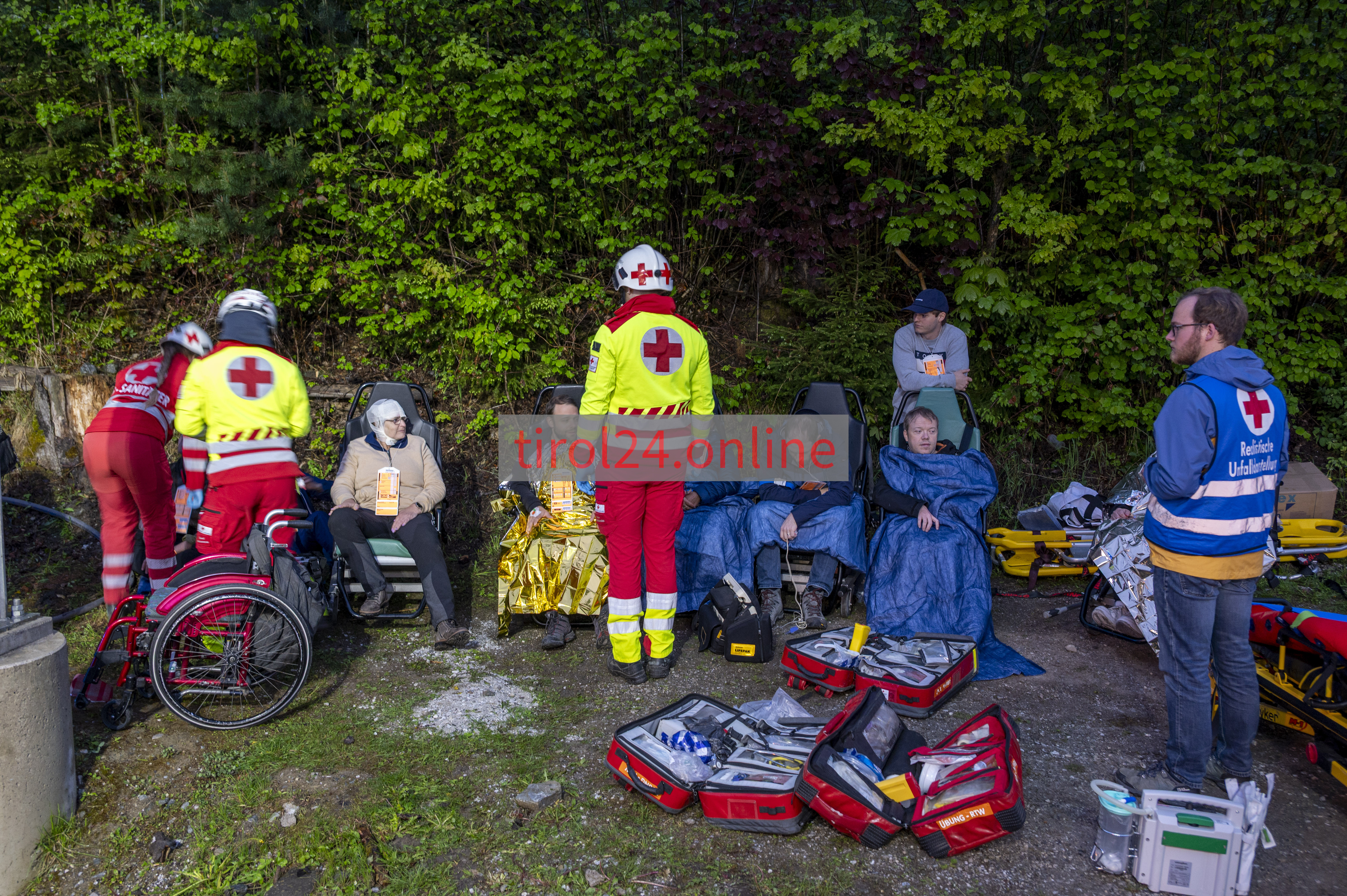 2026-05-13 - Grossübbung Feuerwehr Rettungsdienst in Aldrans