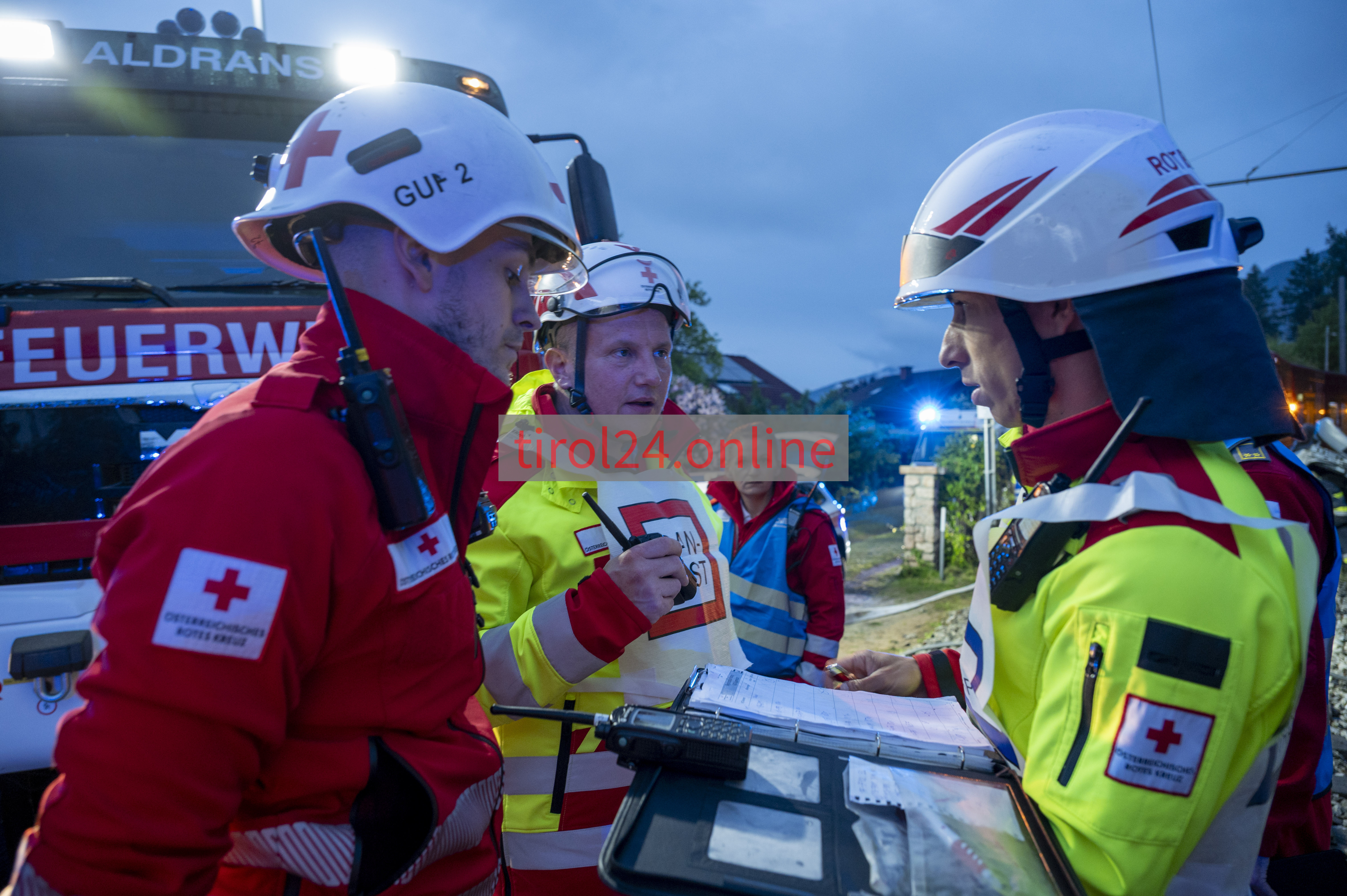 2026-05-13 - Grossübbung Feuerwehr Rettungsdienst in Aldrans