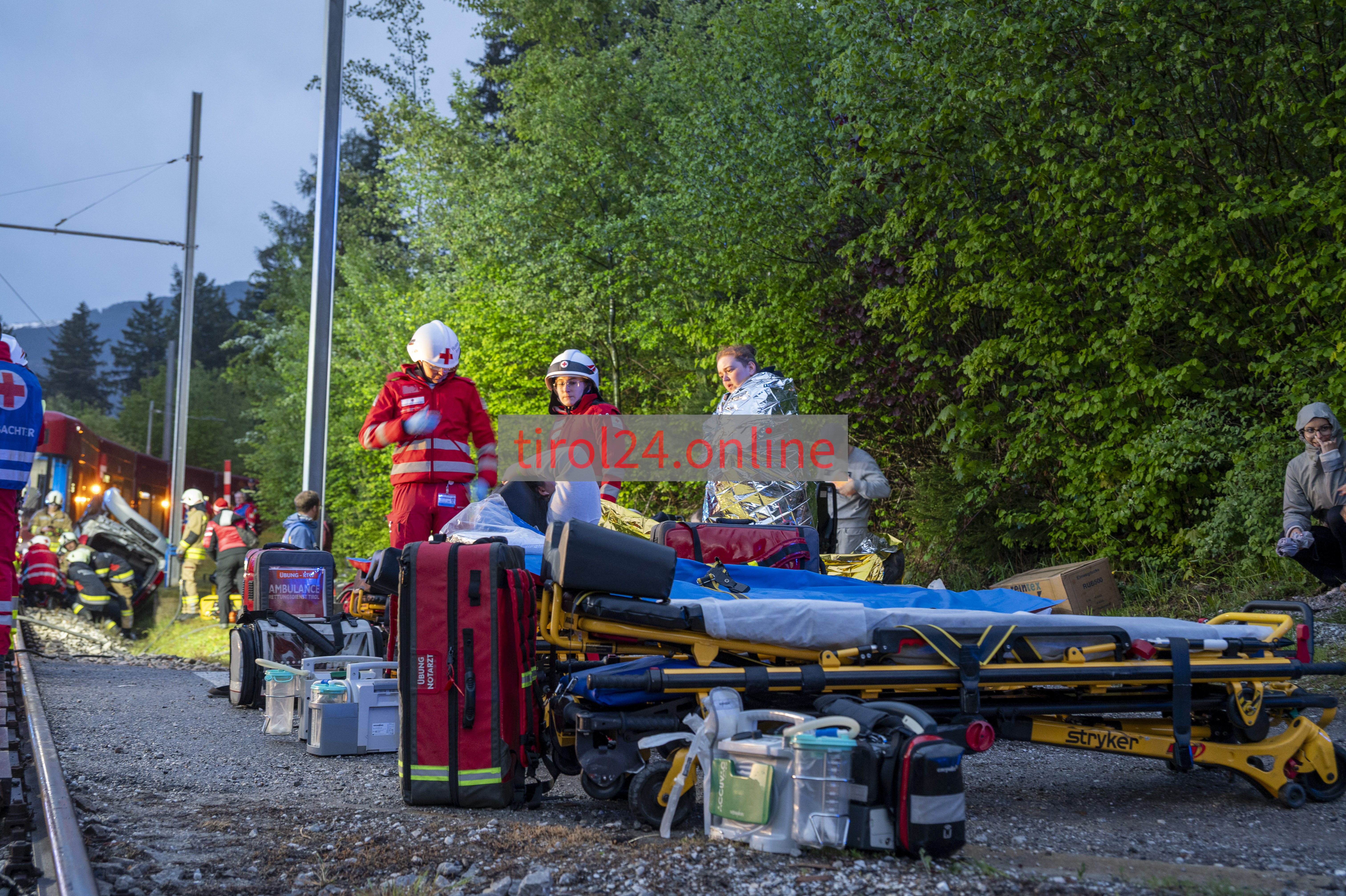 2026-05-13 - Grossübbung Feuerwehr Rettungsdienst in Aldrans