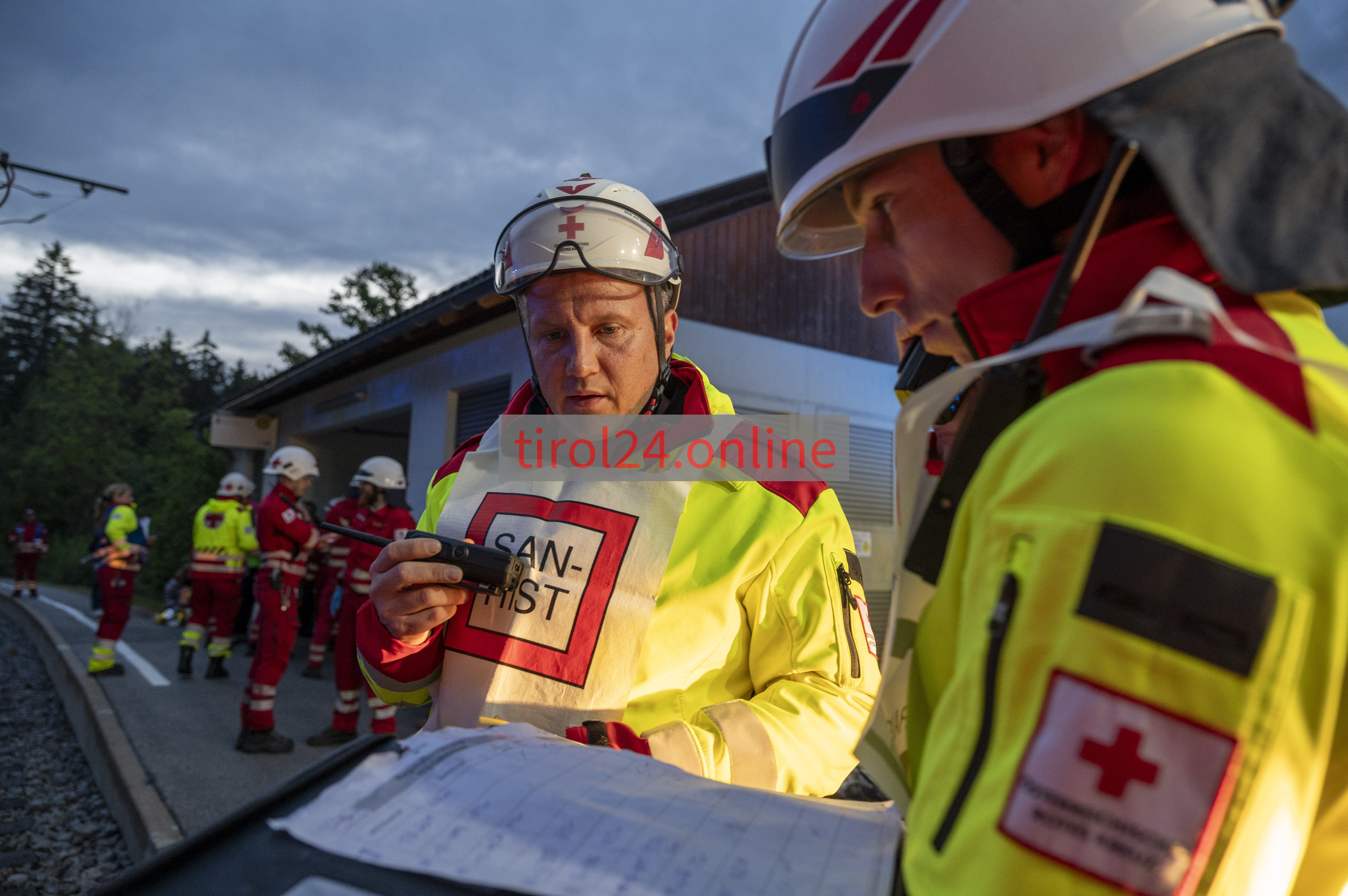 2026-05-13 - Grossübbung Feuerwehr Rettungsdienst in Aldrans