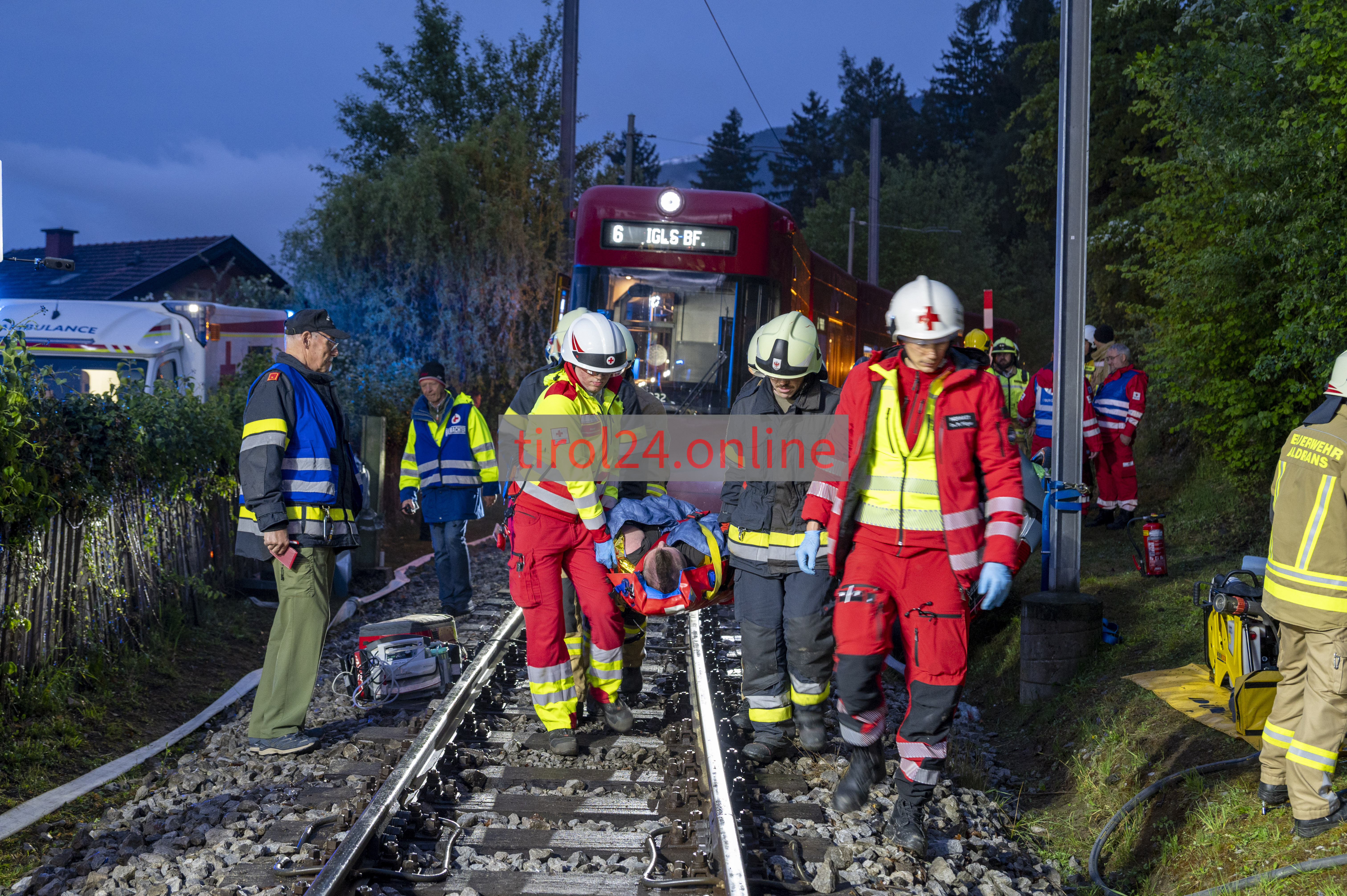 2026-05-13 - Grossübbung Feuerwehr Rettungsdienst in Aldrans