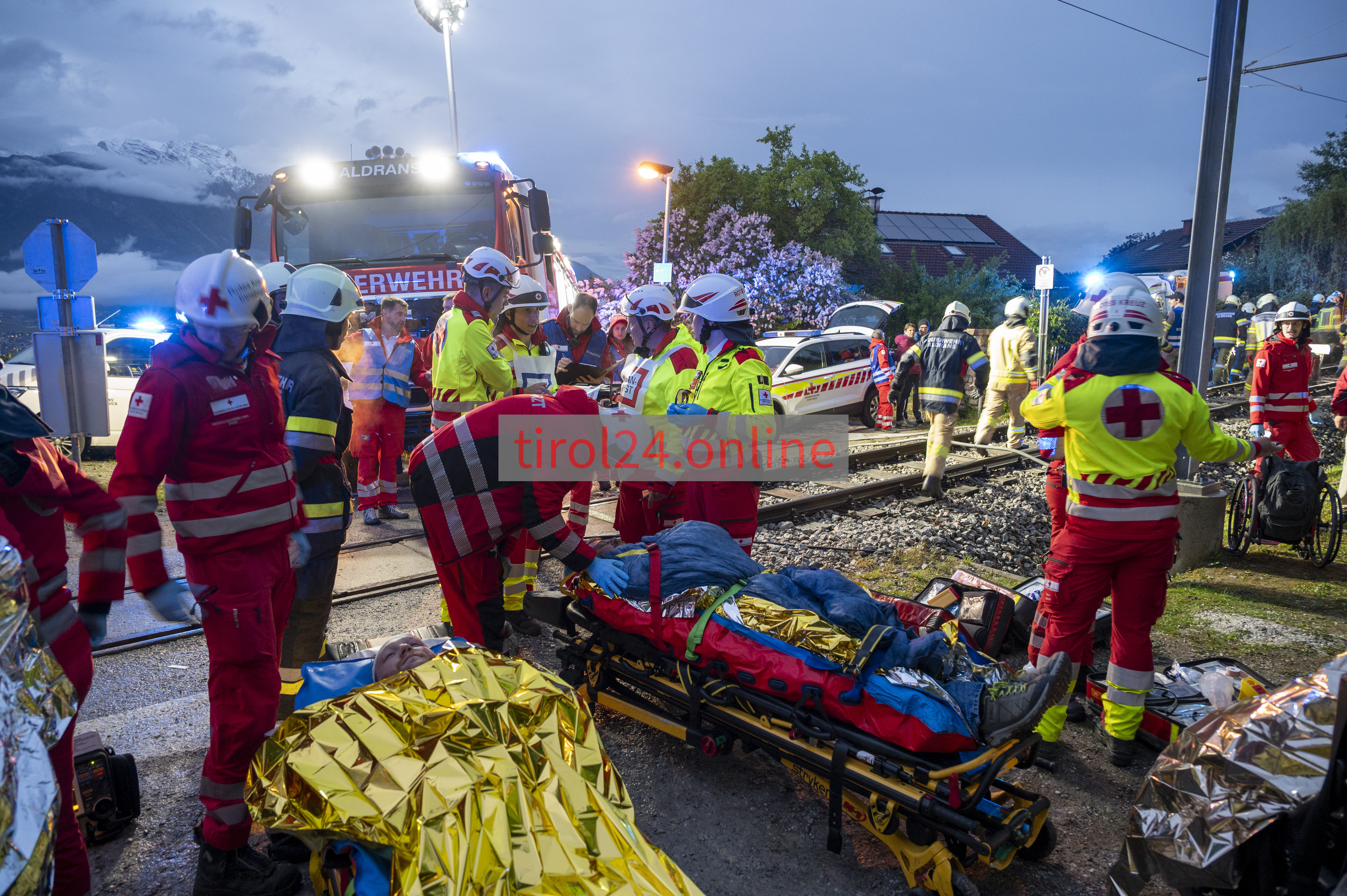 2026-05-13 - Grossübbung Feuerwehr Rettungsdienst in Aldrans