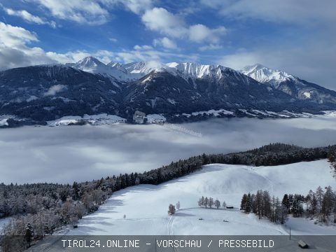 2026-01-26: Drohnenbilder Winterlandschaft Leithen