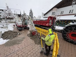 Wasserrohrbruch in Reith bei Seefeld