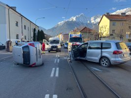 Unfall in Innsbruck  Amraserstrasse
