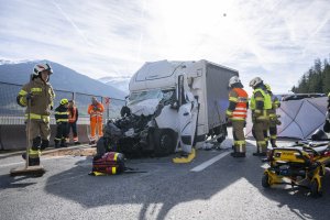 Unfall A13 Richtung Innsbruck
