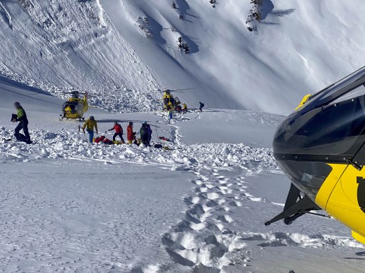 Lawinenabgang in Navis